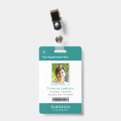 カスタムDoctor Photo Logoバーコード名 バッジ (クリップ付き表面)