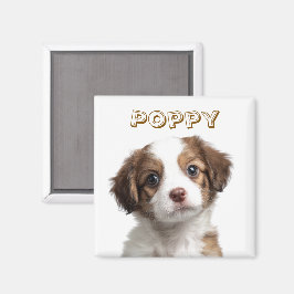 カスタムDog Photo Magnet – 名パーソナライズされた前 マグネット