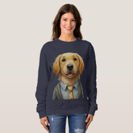 カスタムDog Photo Sweatshirt - Cozyスタイルfor Women スウェットシャツ