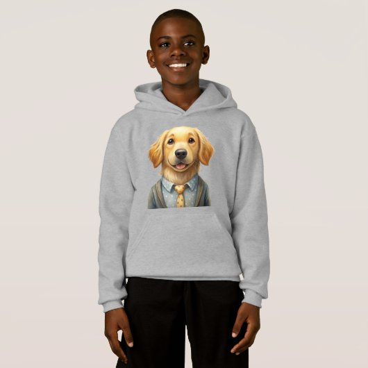 カスタムDog Photo Sweatshirt - Perfect 子供へ (正面フル)