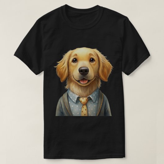 カスタムDog Photo T-Shirt -衣服お最高の友達 Tシャツ (デザイン正面)