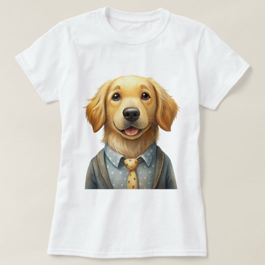 カスタムDog Photo T-Shirt -衣服お最高の友達 Tシャツ (デザイン正面)