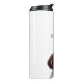 カスタムDog Thermal Tumbler – 名パーソナライズされた前 タンブラー (回転左)