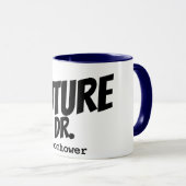 カスタムDr. Name Future Doctor Medical Gift おもしろい マグカップ (正面右)