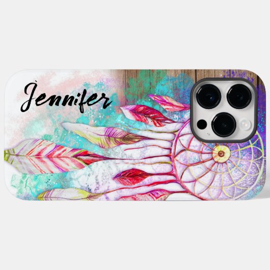 カスタムDreamcatcher iPhone / iPadケース Case-Mate iPhoneケース (裏面 (横))