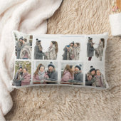 カスタムEight Photo Collage装飾用クッション ランバークッション (ブランケット)