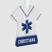 カスタムEMT EMS救急医療隊員ファースト・レスポンダー オーナメント (正面)