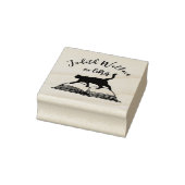 カスタムEx LibrisヴィンテージCat Library Books ラバースタンプ (スタンプ)