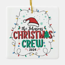 カスタムFamily Christmas Crewグループの名前の一致