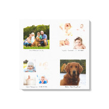 カスタムFamily Photo Collage 4パネルグループ