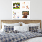カスタムFamily Photo Collage 4パネルグループ キャンバスプリント (インサイチュ (寝室))