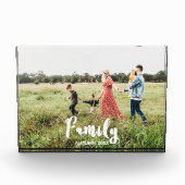 カスタムFamily Photo Keepsake Block Photoblock フォトブロック (正面)