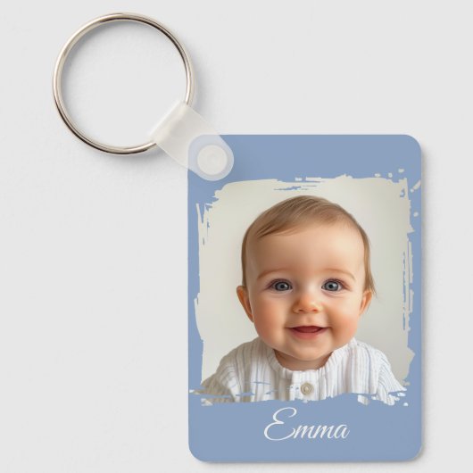 カスタムFamily Photo Keychain両面2枚 キーホルダー (正面)