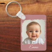 カスタムFamily Photo Keychain両面2枚 キーホルダー (正面)