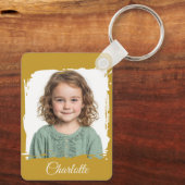 カスタムFamily Photo Keychain両面2枚 キーホルダー (裏面)