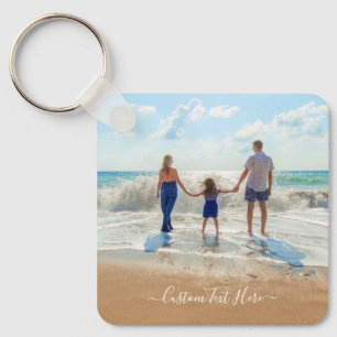 カスタムFamily Photo Keychain Your Ownデザイン キーホルダー