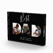 カスタムFaters Dayフォトコラージュ最高のパパスクリプト フォトブロック (右)