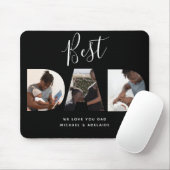 カスタムFaters Dayフォトコラージュ最高のパパスクリプト マウスパッド (マウス)