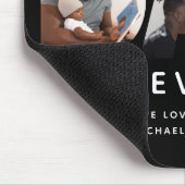 カスタムFaters Dayフォトコラージュ最高のパパスクリプトM マウスパッド (コーナー)