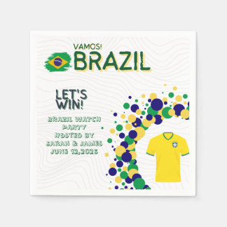 カスタムFIFAワールドカップブラジルVAMOS! スタンダードカクテルナプキン