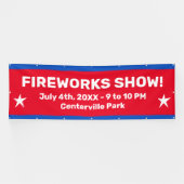 カスタムFireworksのバナー 横断幕 (横)