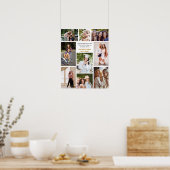 カスタムFriendsフォトコラージュ友情引用文 ポスター (キッチン)