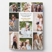 カスタムFriends Collage友情引用文写真 フォトプラーク (正面)