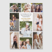 カスタムFriends Collage Friendship Magnet Card (正面)