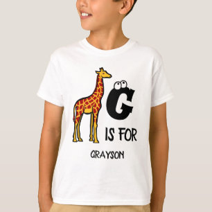 カスタムGはキリンのかわいいキリンのためのものだ Tシャツ