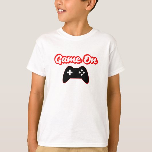 カスタムGamer Shirt – ビデオゲーパーソナライズされたムティー Tシャツ (正面)