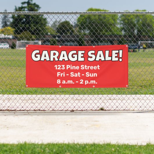 カスタムGARAGE SALE！バナー 横断幕 (インサイチュ)