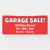 カスタムGARAGE SALE！バナー 横断幕 (横)