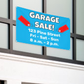カスタムGARAGE SALE！バナー 横断幕 (ビルの外側)
