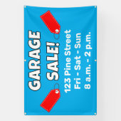 カスタムGARAGE SALE！バナー 横断幕 (縦)