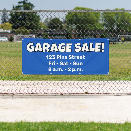 カスタムGARAGE SALE！バナー 横断幕 (インサイチュ)