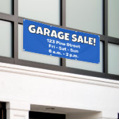 カスタムGARAGE SALE！バナー 横断幕 (ビルの外側)