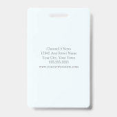 カスタムGeometric Reporter PhotographerのIDを押す バッジ (裏面)