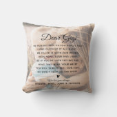 カスタムGigiメッセーモダンジ写真母の日 クッション (正面)