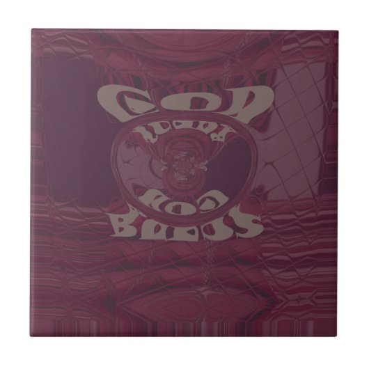 カスタムGod Bless You タイル (正面)