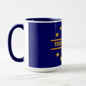 カスタムGOLDEN STARS mug – 選択スタイル&カラー マグカップ (左)