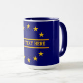 カスタムGOLDEN STARS mug – 選択スタイル&カラー マグカップ (正面右)