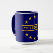 カスタムGOLDEN STARS mug – 選択スタイル&カラー マグカップ (正面左)