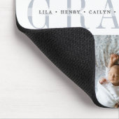 カスタムGrampsフォトコラージュの孫の名前 マウスパッド (コーナー)