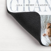 カスタムGranddad Photo Collage孫の名前 マウスパッド (コーナー)