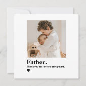 カスタムGrandpaフォトカード | 父の日 (正面)