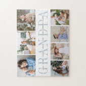 カスタムGrandpa 7写真孫コラージュ ジグソーパズル (縦)