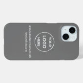カスタムGray Business Logoブランド Case-Mate iPhoneケース (裏面 (横))