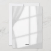 カスタムGray Minimalist Family Photo Collage シーズンカード (裏面)