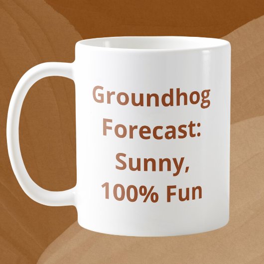 カスタムGroundhog天気 コーヒーマグカップ