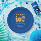 カスタムHappy 10th Birthdayパーティー ペーパープレート (パーティー)